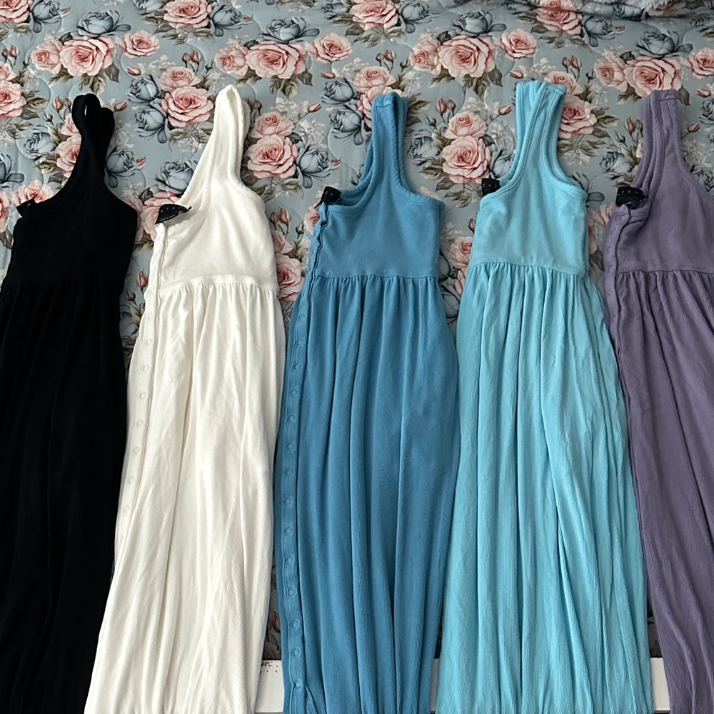 Hatch Softest Rib Tank Dresses